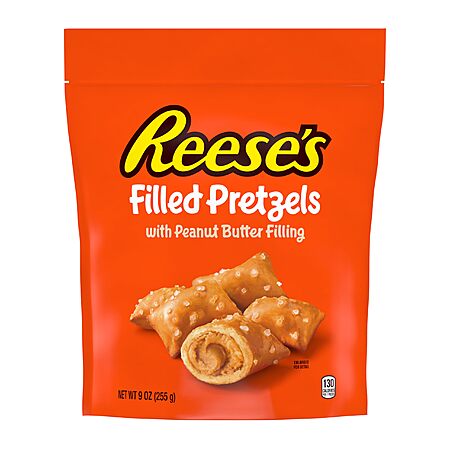 9-Oz Reese's Peanut Butter Filled Pretzels $3.28 w/ S&S + Free Shipping w/ Prime or on $35+