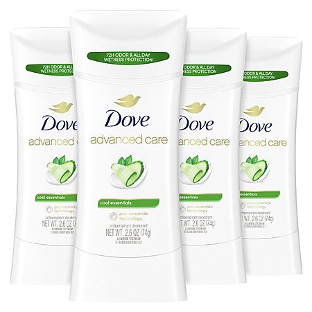 4-Count 2.6-Oz Dove Advanced Care Antiperspirant Deodorant Stick (2 Options) $10.10 w/ Subscribe & Save