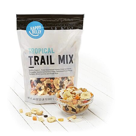 2.75-Lbs Happy Belly Tropical Trail Snack Mix $7.87 w/ S&S + Free Shipping w/ Prime or on $35+