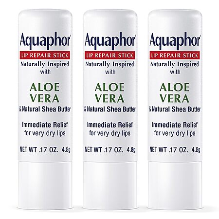 Aquaphor Lip Repair 3-Pack for $9.97!