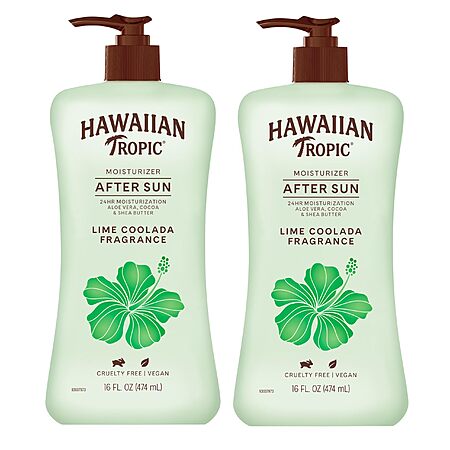 2-Pack 16-Oz Hawaiian Tropic Moisturizer (Lime Coolada) - 2025-09-01