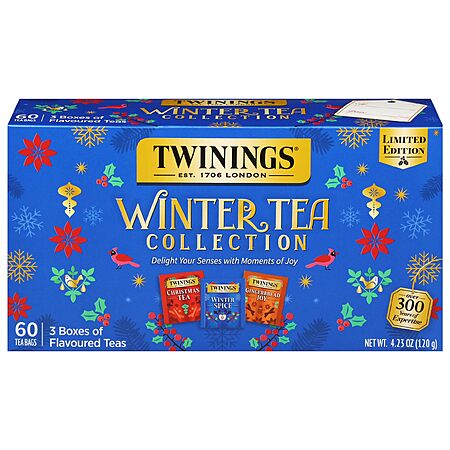 60-Count Twinings Winter Tea Collection Limited Edition Holiday Gift Box $10.20 w/ Subscribe & Save