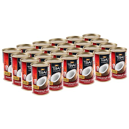 24-Pack 5.46-Oz Thai Kitchen Unsweetened Coconut Milk $17.07 w/ S&S + Free Shipping w/ Prime or on $35+