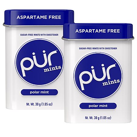 2-Pack 30-Piece PUR Mints (Polar Mints) $3.18 & More + Free Shipping w/ Prime or on $35+