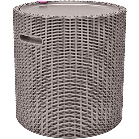 Keter Cool 3-in-1 Outdoor Side Table & 10-Gallon Cooler (Taupe) $39.99 + Free Shipping w/ Prime or on $35+