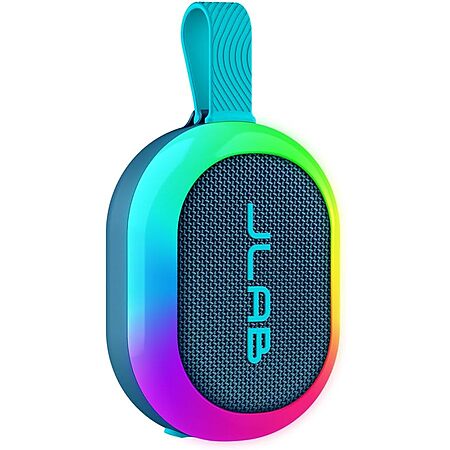 JLab Pop Party Waterproof Bluetooth Speaker w/ RGB LED Lighting (Navy) $16.42 + Free Shipping w/ Prime or on $35+