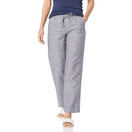 Amazon Essentials Women's Linen Blend Pants (Various Colors & Sizes) $12.90 + Free Shipping w/ Prime or on $35+