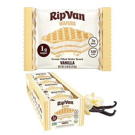 Select Accts: 16-Ct 0.78oz Rip Van Vanilla Keto Wafer Cookies $7.70 w/ S&S