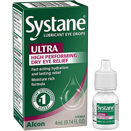 Select Accts: 0.14-Oz Systane Ultra Lubricant Eye Drops $2.30 w/ S&S