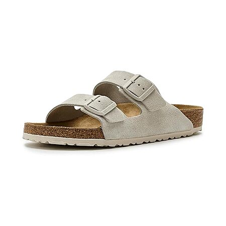 Birkenstock Arizona Suede Sandals (Oyster, Narrow) $69.95 + Free S&H