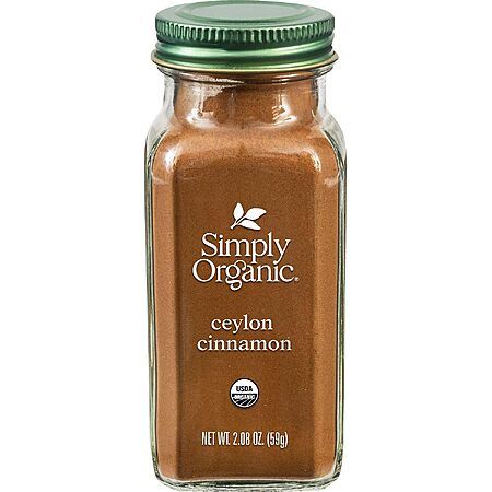 2.08-Oz Simply Organic Ground Ceylon Cinnamon $5.50 w/ S&S