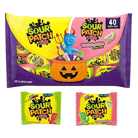 40-Count Sour Patch Kids Halloween Candy Variety Pack $4.38 w/ S&S + Free Shipping w/ Prime or on $35+