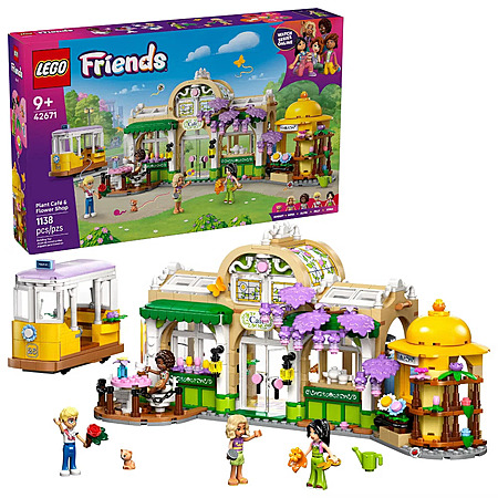 1138-Piece LEGO Friends Plant Café & Flower Shop $46.79 + Free Shipping