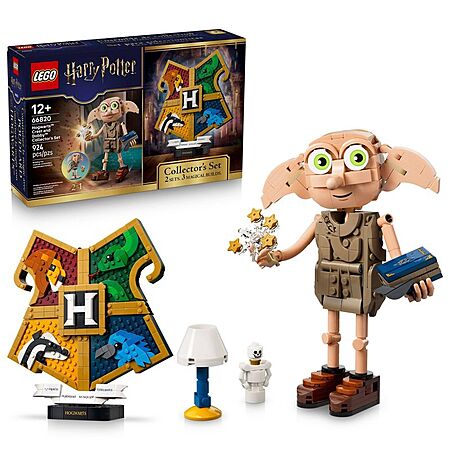 924-Piece LEGO Harry Potter Hogwarts Crest & Dobby Collector's Set $48.99 + Free Shipping