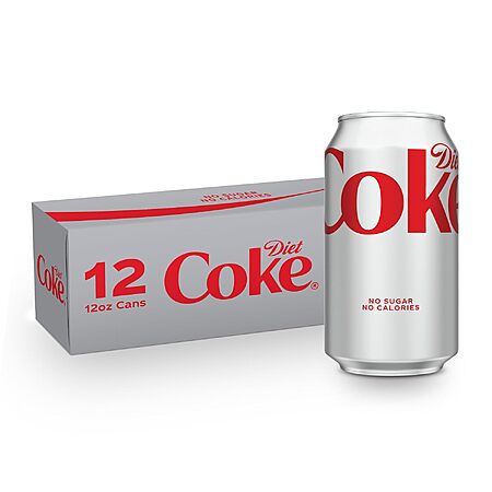 12-Pack 12-Oz Diet Coke Soda $4.92 w/ S&S + Free Shipping w/ Prime or on $35+