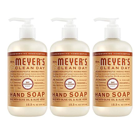3-Pack 12.5-Oz Mrs. Meyer's Clean Day Liquid Hand Soap (Oat Blossom) $8.58 w/ S&S