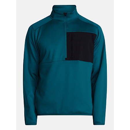 Ozark Trail Men's Half-Zip Pullover (Teal, Size M-3XL) $9