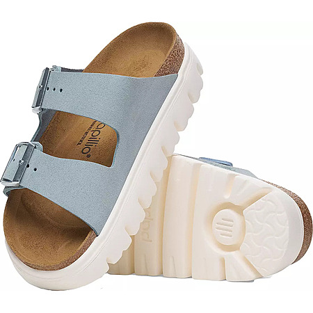 Birkenstock Papillio Women's Arizona Platform Sandals (Blue)