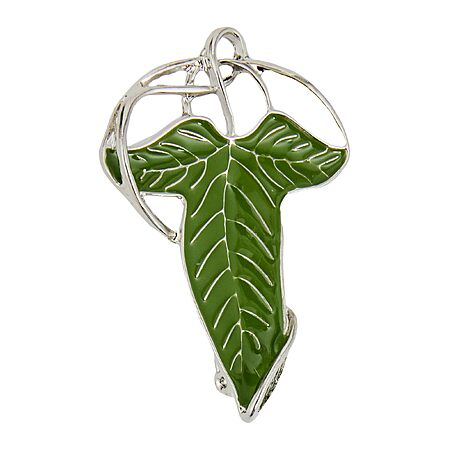 OFFICIALLY LICENSED: Lord Of The Rings Fellowship Elven Leaf Brooch