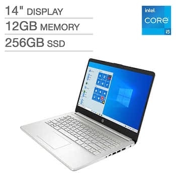 HP 14" Laptop - 11th Gen Intel Core i5-1135G7 $599.99+ $9.99 for S/H