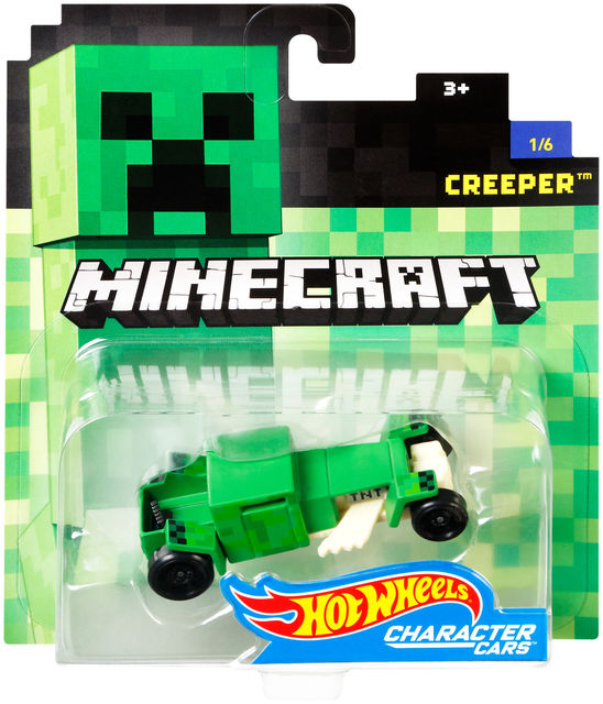 Hot Wheels Minecraft 1:64 Scale Character Cars in stock at Toys R Us $3.99