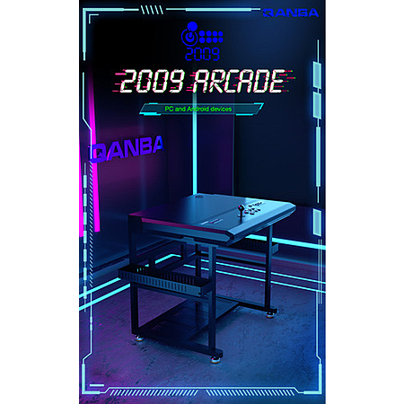 Qanba Arcade Single Player desk with Joystick and silent buttons 50% ...
