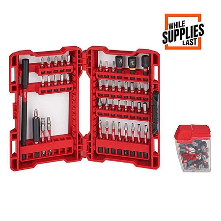 70-Piece Milwaukee Shockwave Impact Duty Alloy Steel Screwdriver Bit Set $22.50 + Free S&H