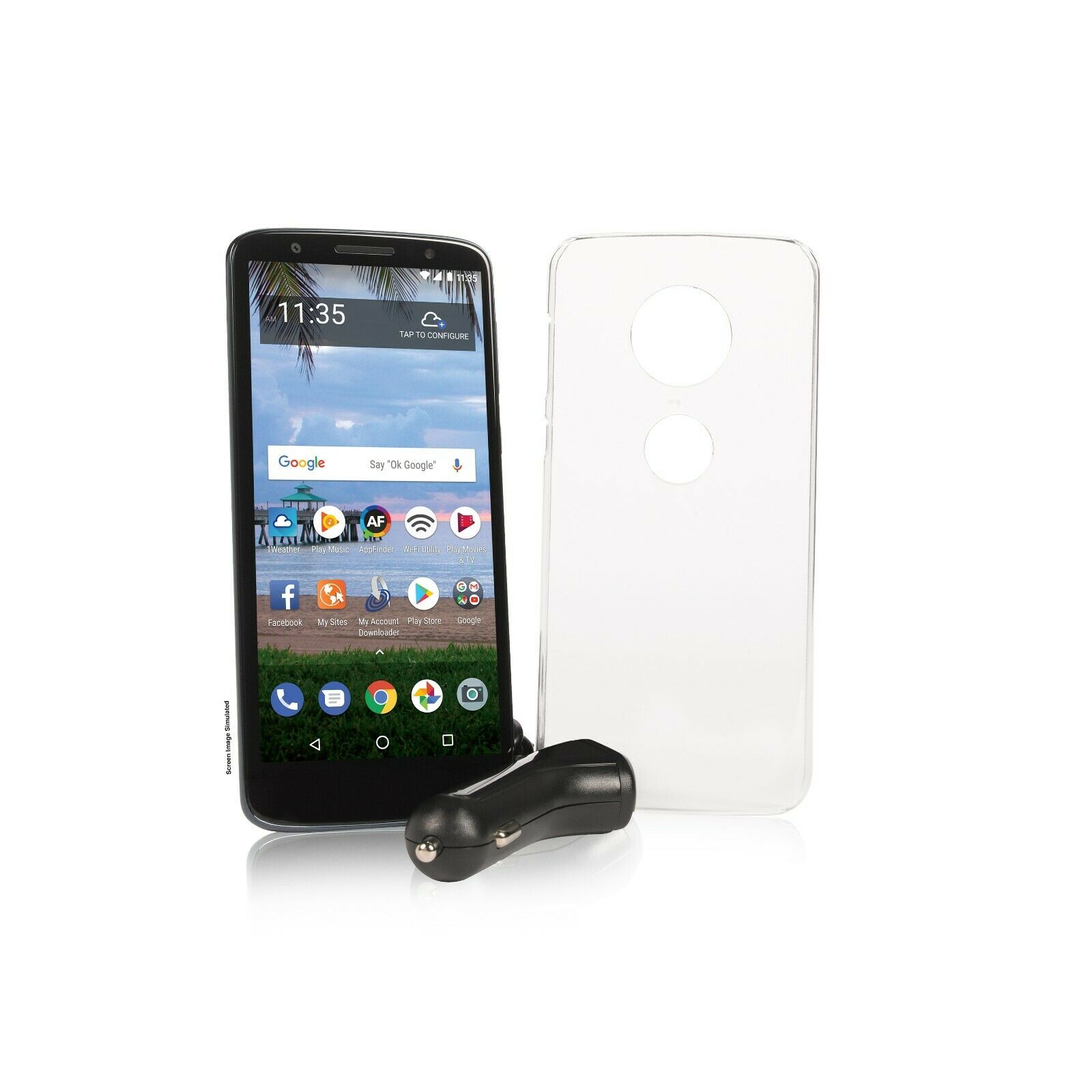 Ebay -Tracfone Moto G6 Cell Phone + 1 Year of Service 1500 MIN/1500 Text/1500MB (PER YEAR) $69.99 + tax