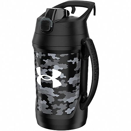 Under Armour Insulated Water Bottle with Handle & Fence Hook, Half Gallon Sports Water Jug, Leak-Resistant & BPA-Free - Camo, 64oz // $17.23 w/ Free Prime Ship