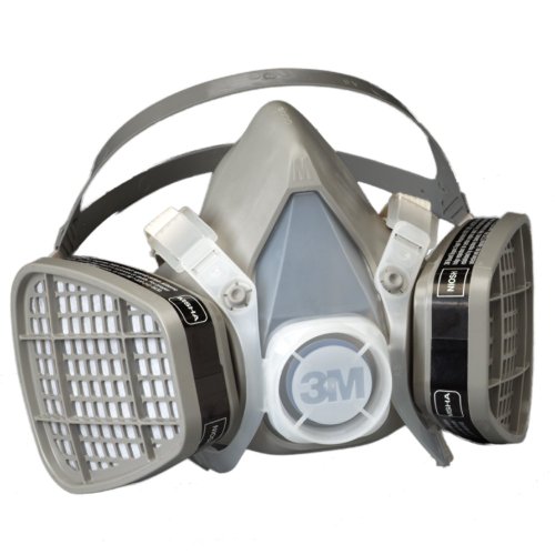 3M Half Facepiece Disposable Respirator Assembly 5201/21571, Organic Vapor Respiratory Medium ($16.38)