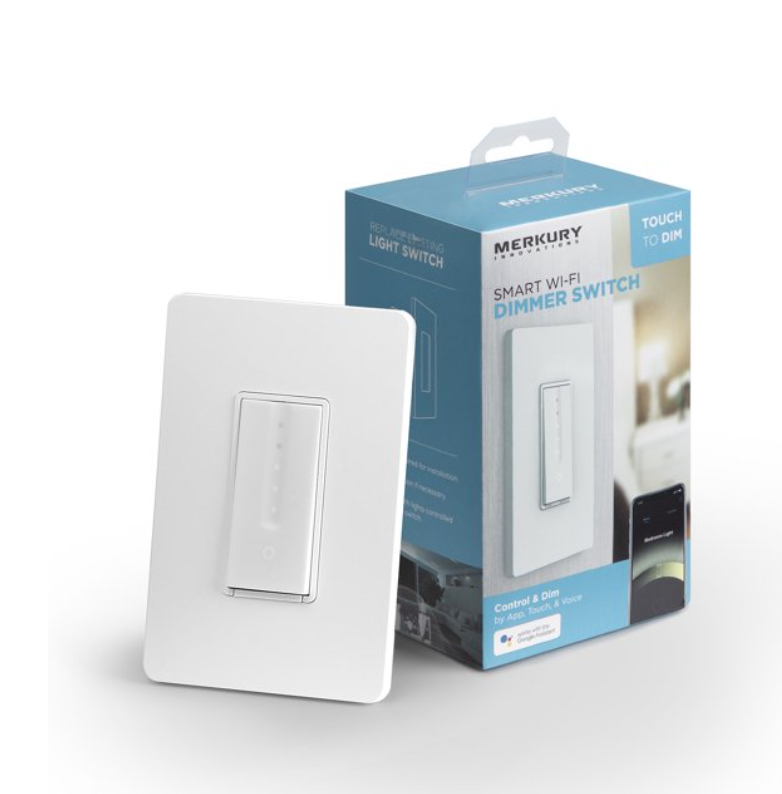 Merkury Innovations Smart Dimmer Switch $13.88 + Free store pick up at Walmart