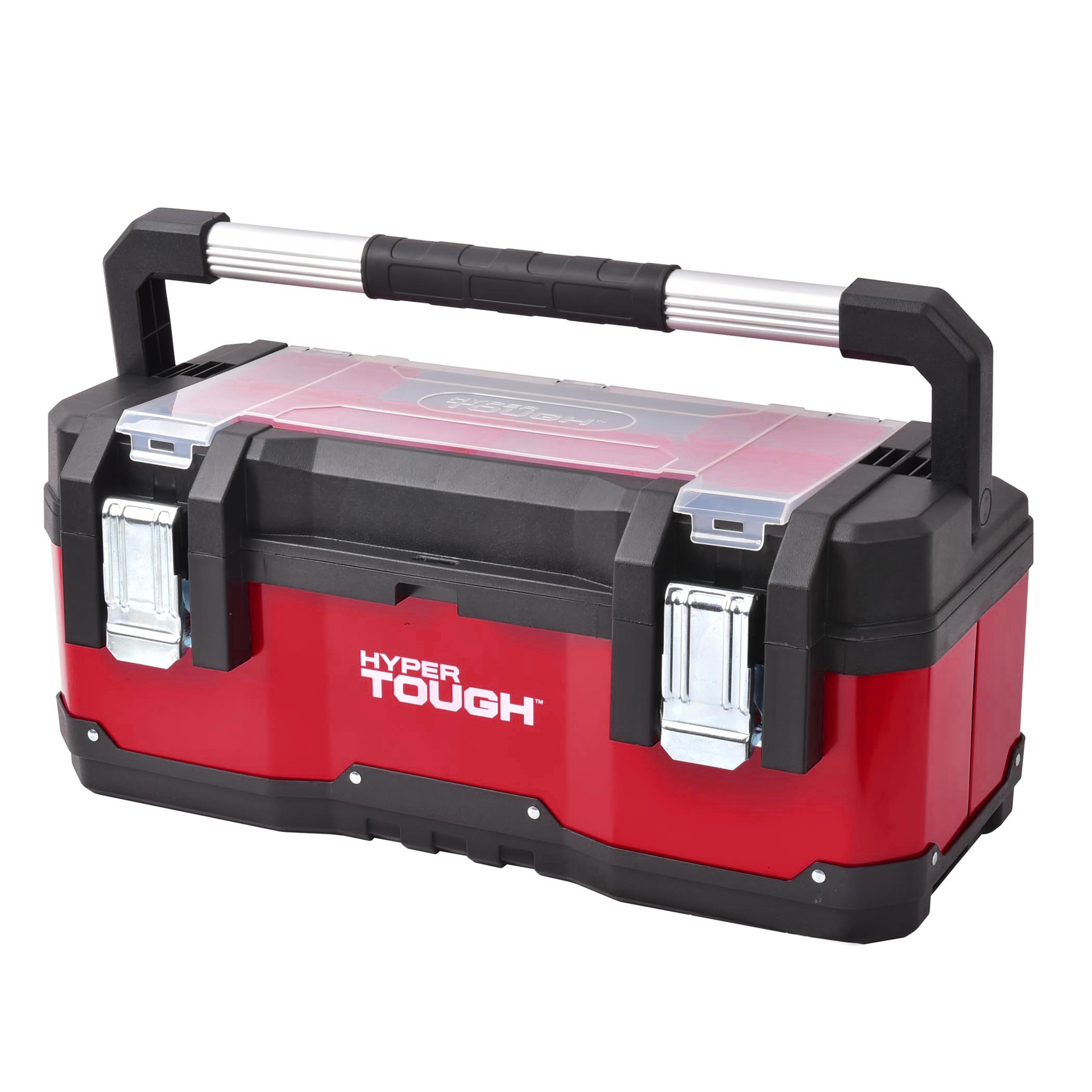 Hyper Tough 23" Portable Tool Box w/ organizer trays $25 + Free store pickup at Walmart
