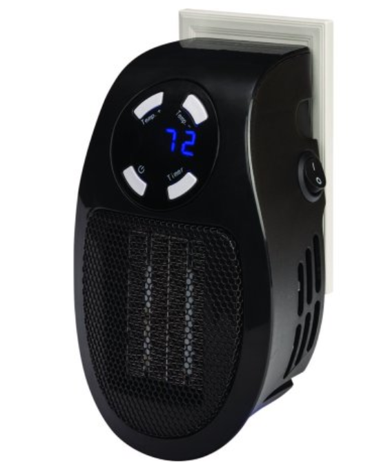 Soleil Ceramic Heater MH-04B, Black $7.76 + Free store pickup at Walmart