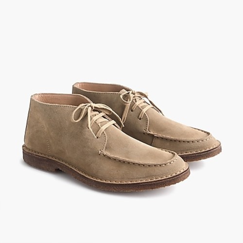 J. Crew Mens' Suede MacAlister Boot with Moccasin Toe (2 colors) $50 + Free shipping