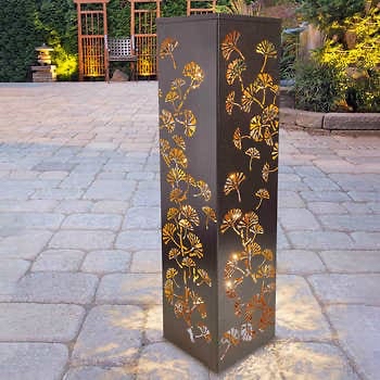 40 Lighted Patio Pillar ymmv costco 29.97