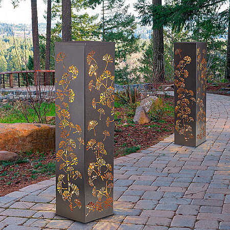 Lighted patio pillar costco shop
