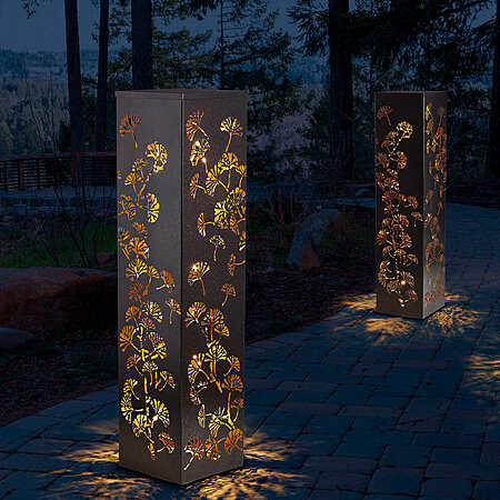 Lighted patio pillar costco hot sale