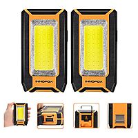 innofox 2pack LED Rechargeable Magnetic Work Light 40W 1500Lumens ($24) $23.39