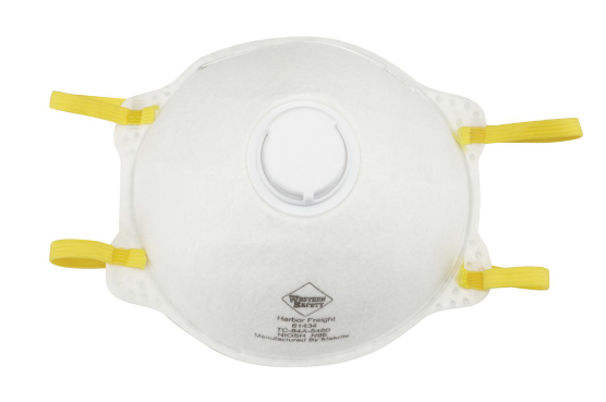 N95 Western Safety Particulate Respirator with Valve, free pickup at Harbor Freight, $1.99