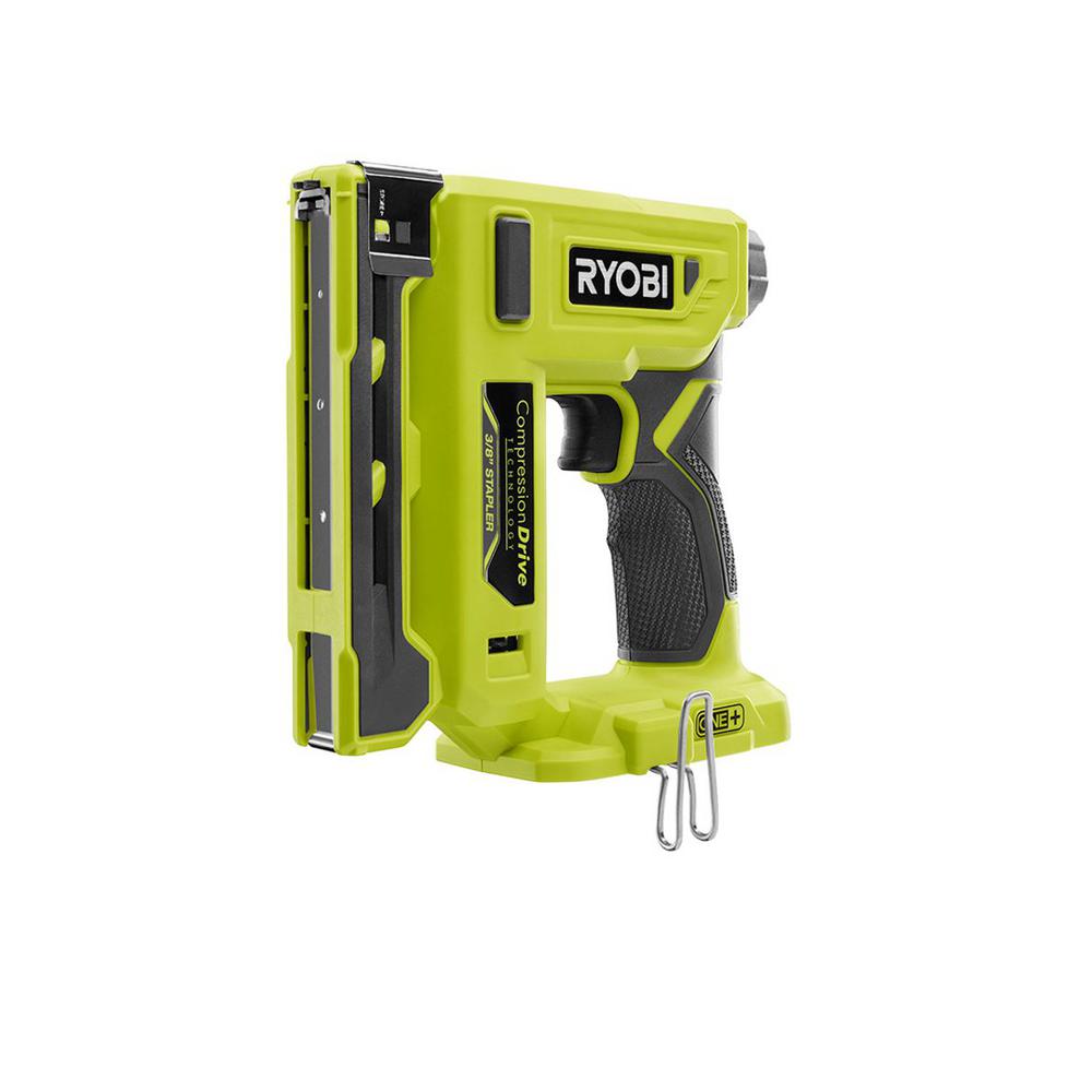 YMMV $43.95 RYOBI 18-Volt ONE+ Cordless Compression Drive 3/8 in. Crown Stapler T50 "T 50 Arrow" P317 Home Depot