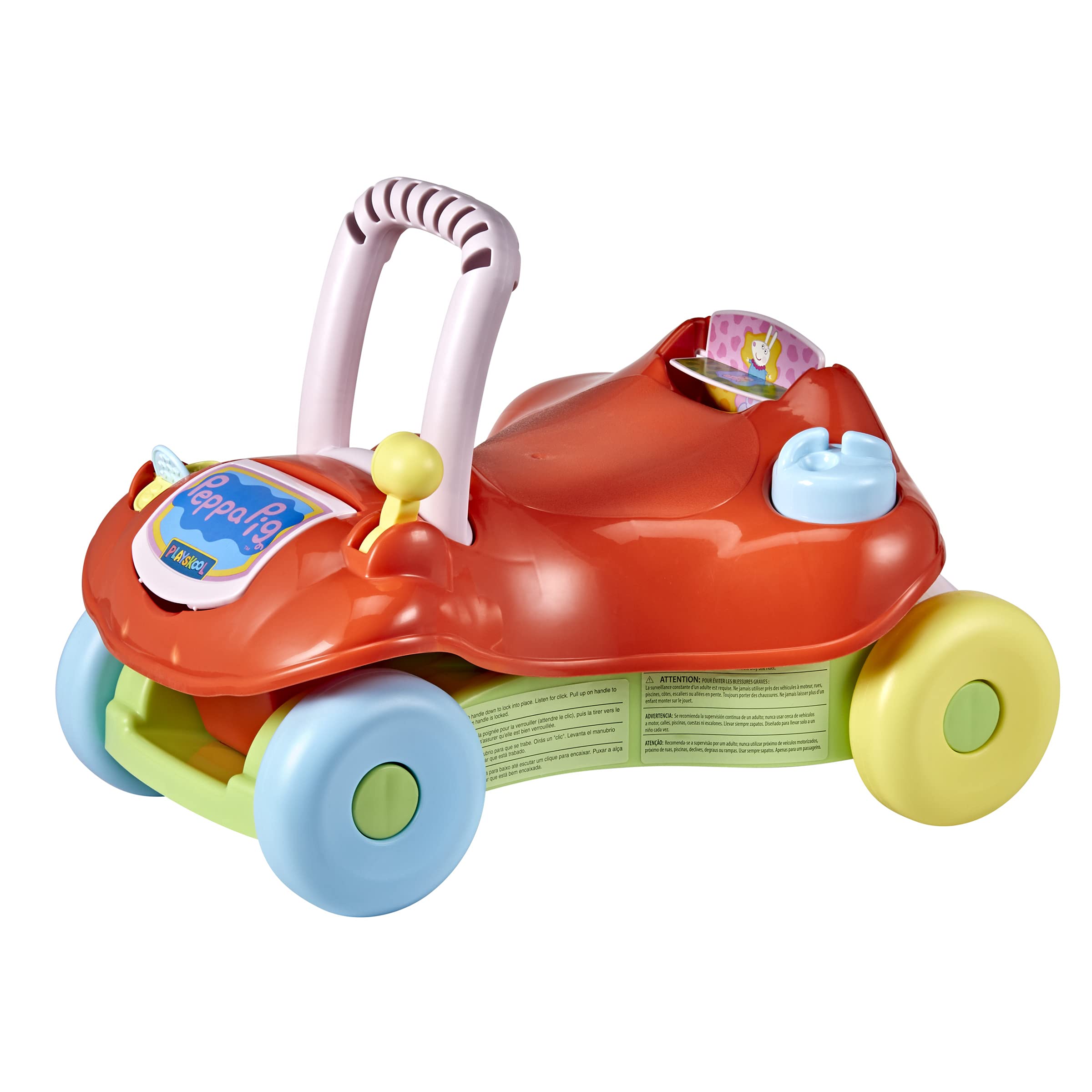 Playskool Peppa Pig Step Start Walk 'n Ride Active 2-in-1 Ride-On & Walker Toy (Toddlers & Babies 9M+) $16.14 + Free Shipping w/ Prime or on $25+