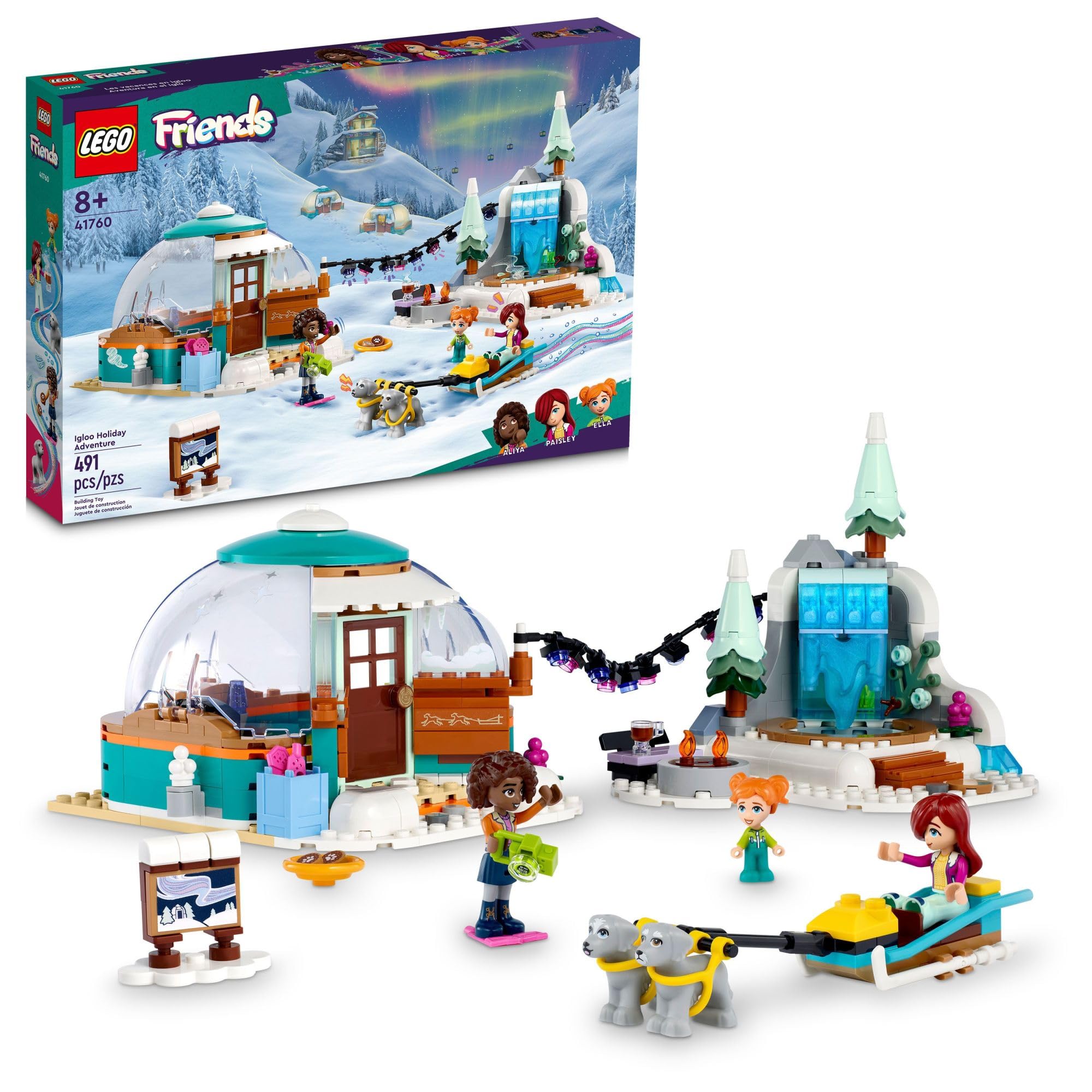 491 Piece LEGO Friends Igloo Holiday Adventure 41760 32.29 Free Shipping w Prime or on 35