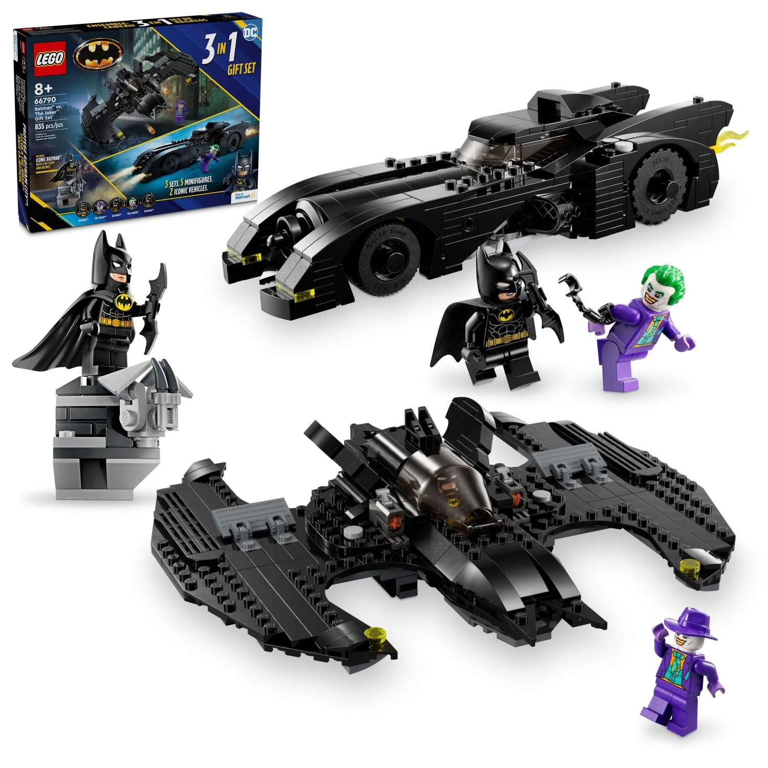YMMV 835 Piece LEGO DC Batman vs. The Joker 3 in 1 Gift Set 66790 50 Free Shipping