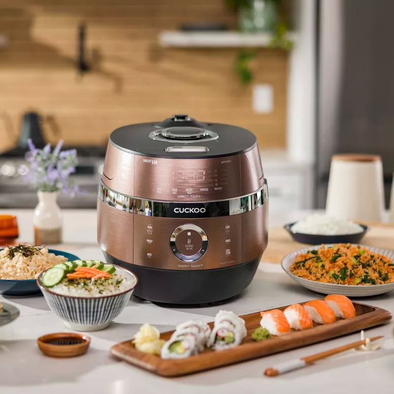 CUCKOO 10 Cup Induction Heating Pressure Rice Cooker Warmer Bronze CRP JHR1009F 127.49 Free Shipping