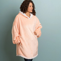 Mainstays Oversized Wearable Sherpa Hoodie Throw Blanket (Blush Pink) $12.45 + Free S&H w/ Walmart+ or on $35+