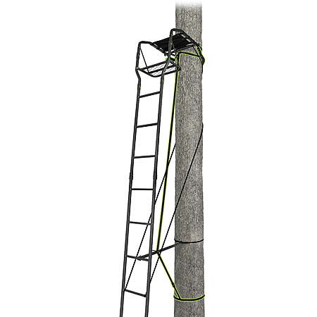 15' Realtree Ridge Runner Single Person Ladder Treestand + 3-Months OnX ...