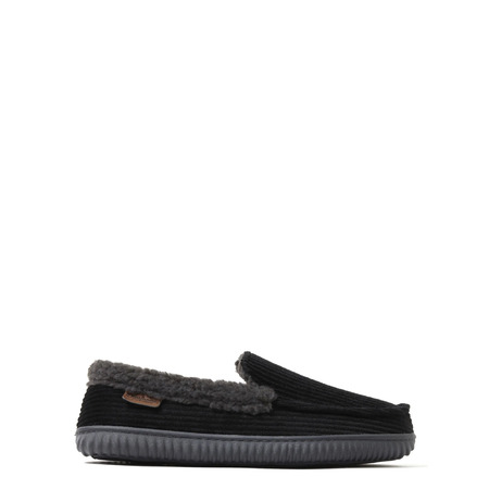 Dearfoams Cozy Comfort Men's Corduroy Moc Slippers (7-14, Black) $7.90 + Free S&H w/ Walmart+ or on $35+