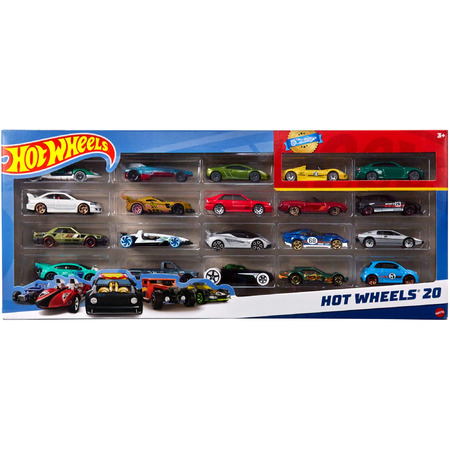 20-Count Hot Wheels 1:64 Scale Toy Cars Set (Styles May Vary) $15 + Free Store Pickup