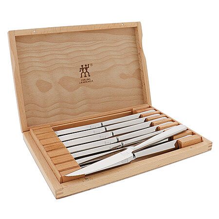 8-Piece Zwilling J.A. Henckels Stainless Steel Steak Knife Set w/ Wood Presentation Case $39.99 + Free Shipping