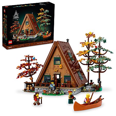 2082-Piece LEGO Ideas A-Frame Cabin $144 + Free Shipping